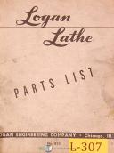 Logan-Logan 825 Lathe, Parts List Manual-825-01